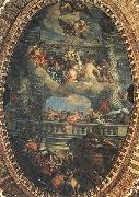 Paolo  Veronese Apotheosis of Vencie oil painting artist